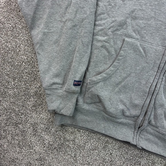 Michigan State Spartans Hoodie Mens L Gray Full Zip Sweatshirt MSU JanSport - Picture 3 of 6